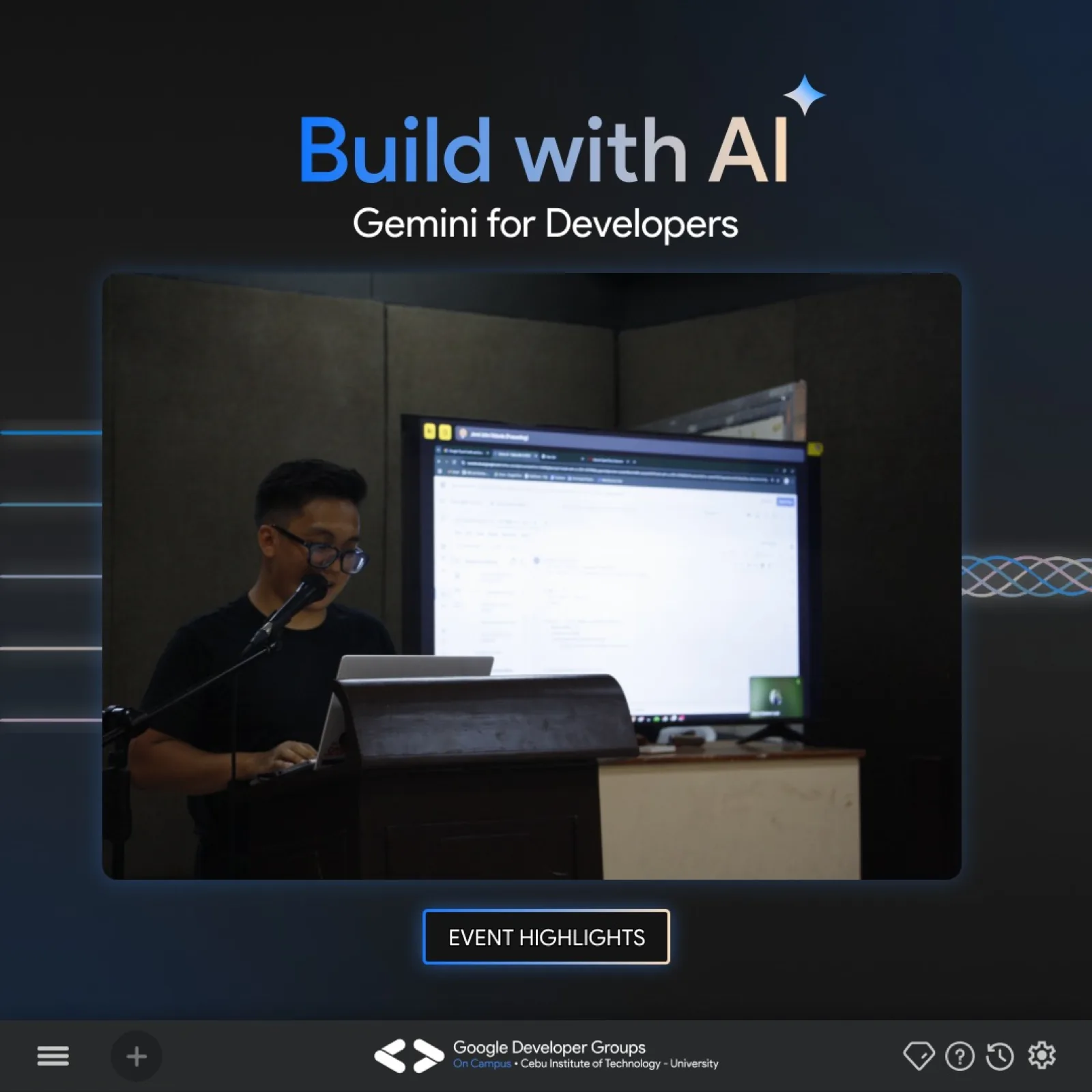 Build with AI: Gemini for Developers speaking engagement